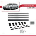 Skoda Superb 3 (3V) Combi Pre-Facelift 2015-2019 Arası ile Uyumlu BASIC Model Ara Atkı Tavan Barı Gri 3 Adet