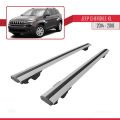 Jeep Cherokee 5 (KL) Pre-Facelift 2014-2018 Arası ile Uyumlu HOOK Model Ara Atkı Tavan Barı Gri 2 Adet