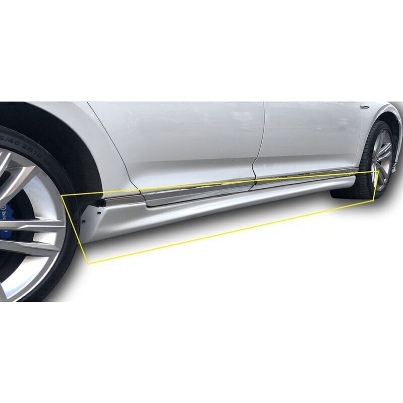 Volkswagen Passat 2014+ Uyumlu  Yan Marşpiyel (Plastik)