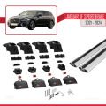 Jaguar XF Sportbrake 2015 ve Sonrası ile Uyumlu ACE-2 Model Ara Atkı Tavan Barı Gri 2 Adet