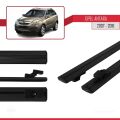Opel Antara 2007-2016 Arası ile Uyumlu BASIC Model Ara Atkı Tavan Barı Siyah 2 Adet