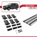 Ford Explorer 2006-2010 Arası ile Uyumlu FLY Model Ara Atkı Tavan Barı Gri 3 Adet