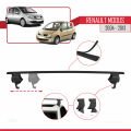 Renault Modus 2004-2013 Arası ile Uyumlu ACE-4 Ara Atkı Tavan Barı Siyah 2 Adet