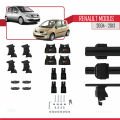 Renault Modus 2004-2013 Arası ile Uyumlu ACE-4 Ara Atkı Tavan Barı Siyah 2 Adet