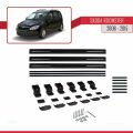 Skoda Roomster 2006-2015 Arası ile Uyumlu BASIC Model Ara Atkı Tavan Barı Siyah 3 Adet