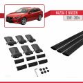 Mazda 6 Wagon 2012-2024 Arası ile Uyumlu FLY Model Ara Atkı Tavan Barı Siyah 3 Adet