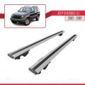 Jeep Cherokee 3 (KJ) 2002-2007 Arası ile Uyumlu HOOK Model Ara Atkı Tavan Barı Gri 2 Adet