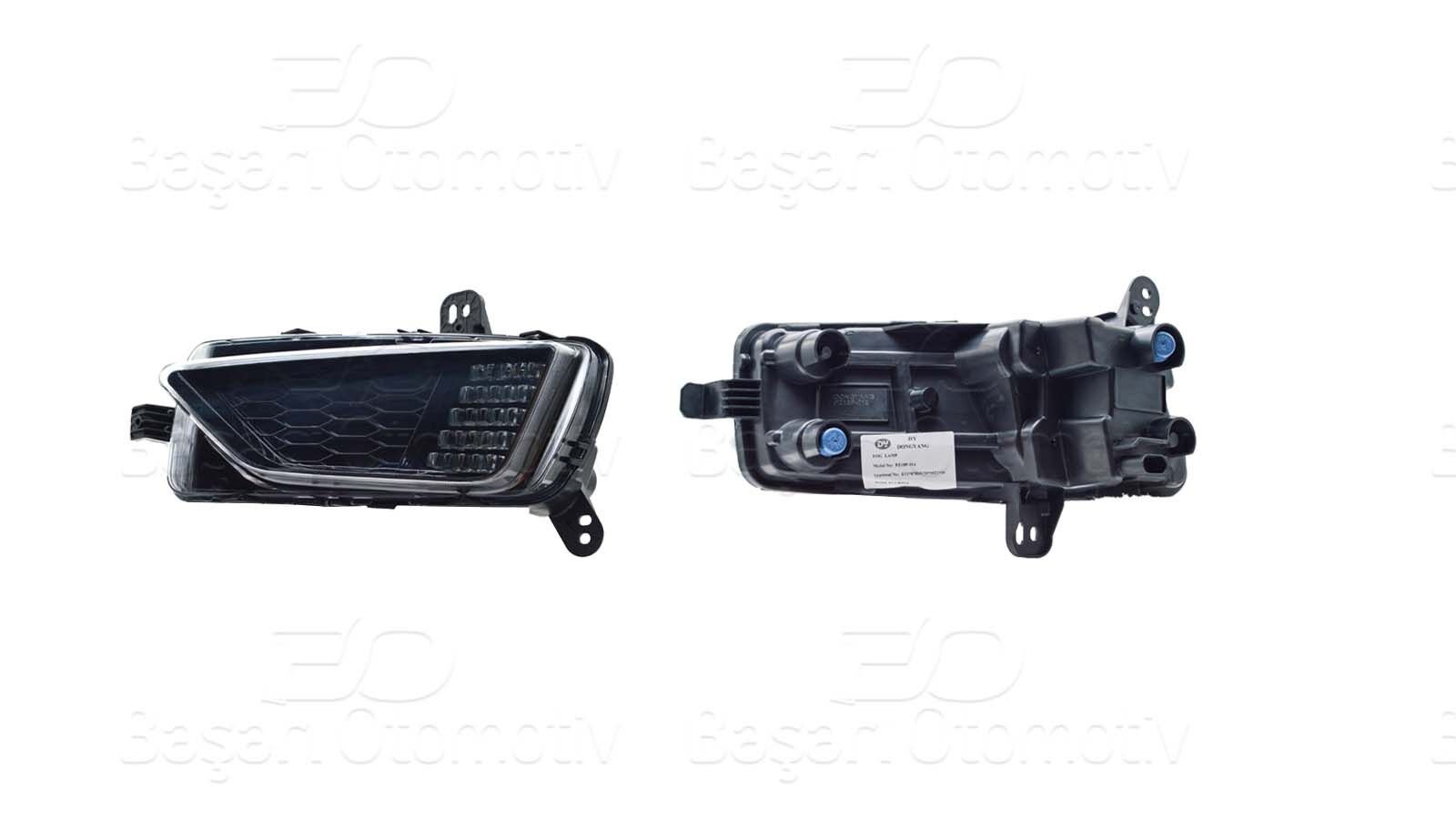 Volkswagen Polo 2018 ve Sonrası LED'li Sis Farsız Sağ Gündüz Farı