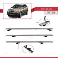 Opel Antara 2007-2016 Arası ile Uyumlu BASIC Model Ara Atkı Tavan Barı Gri 2 Adet