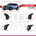 Infiti QX60 2021 ve Sonrası ile Uyumlu ACE-2 Model Ara Atkı Tavan Barı Siyah 2 Adet