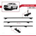 Great Wall Cannon 2019 ve Sonrası ile Uyumlu BASIC Model Ara Atkı Tavan Barı Siyah 2 Adet