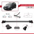 Toyota Corolla Spacio 2 (E120) 2001-2007 Arası ile Uyumlu FLY Model Ara Atkı Tavan Barı Gri 2 Adet
