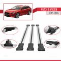 Mazda 6 Wagon 2012-2024 Arası ile Uyumlu FLY Model Ara Atkı Tavan Barı Gri 3 Adet