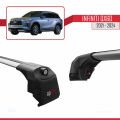 Infiti QX60 2021 ve Sonrası ile Uyumlu ACE-2 Model Ara Atkı Tavan Barı Gri 2 Adet