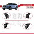 Infiti QX60 2021 ve Sonrası ile Uyumlu ACE-2 Model Ara Atkı Tavan Barı Gri 2 Adet