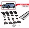 Infiti QX60 2021 ve Sonrası ile Uyumlu ACE-2 Model Ara Atkı Tavan Barı Gri 2 Adet