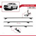 Great Wall Cannon 2019 ve Sonrası ile Uyumlu BASIC Model Ara Atkı Tavan Barı Gri 2 Adet