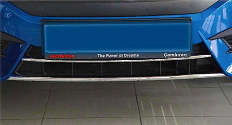 Honda Civic Fc5 Uyumlu Yedek Parça 2016-2019 Ön Tampon Alt Nikelajı 2 Parça