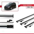 Skoda Roomster 2006-2015 Arası ile Uyumlu BASIC Model Ara Atkı Tavan Barı Gri 3 Adet