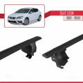 Seat Leon 3 (5F) 2012-2020 Arası ile Uyumlu ACE-4 Ara Atkı Tavan Barı Siyah 2 Adet
