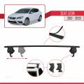 Seat Leon 3 (5F) 2012-2020 Arası ile Uyumlu ACE-4 Ara Atkı Tavan Barı Siyah 2 Adet