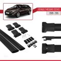 Renault Megane 3 ST 2009-2015 Arası ile Uyumlu FLY Model Ara Atkı Tavan Barı Siyah 2 Adet