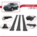 Chevrolet Tahoe 3 2007-2014 Arası ile Uyumlu FLY Model Ara Atkı Tavan Barı Siyah 3 Adet