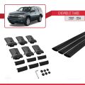 Chevrolet Tahoe 3 2007-2014 Arası ile Uyumlu FLY Model Ara Atkı Tavan Barı Siyah 3 Adet