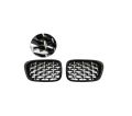 Bmw 3 Serisi 2002-2004 E46 Diamond Panjur (Böbrek) Piano Black Çerçeve