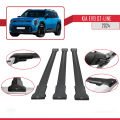 KIA EV9 GT-LINE 2024 ve Sonrası ile Uyumlu FLY Model Ara Atkı Tavan Barı Siyah 3 Adet