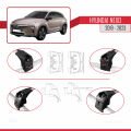 Hyundai Nexo 2019-2023 Arası ile Uyumlu ACE-2 Model Ara Atkı Tavan Barı Gri 2 Adet