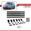 Mercedes C Class 2 (S203) 2000-2007 Arası ile Uyumlu BASIC Model Ara Atkı Tavan Barı Siyah 3 Adet