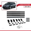 Skoda Octavia 3 (5E) Combi Post-Facelift 2017-2020 Arası ile Uyumlu BASIC Model Ara Atkı Tavan Barı Siyah 3 Adet