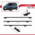 Fiat Doblo 3 2023 ve Sonrası ile Uyumlu BASIC Model Ara Atkı Tavan Barı Siyah 4 Adet