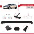 Chrysler 300C Touring 2005-2010 Arası ile Uyumlu FLY Model Ara Atkı Tavan Barı Siyah 2 Adet