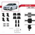Seat Leon 3 (5F) 2012-2020 Arası ile Uyumlu ACE-4 Ara Atkı Tavan Barı Gri 2 Adet