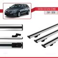 Skoda Octavia 3 (5E) Combi Post-Facelift 2017-2020 Arası ile Uyumlu BASIC Model Ara Atkı Tavan Barı Gri 3 Adet