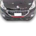 Peugeot 208 2012 - 2015 Uyumlu Yedek Parça Ön Lip Plastik Boyasız