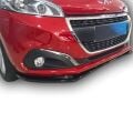 Peugeot 208 2012 - 2015 Uyumlu Yedek Parça Ön Lip Plastik Boyasız
