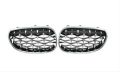 Bmw 5 Serisi 2004-2009 E60 Diamond Panjur(Böbrek) Krom Çerçeve