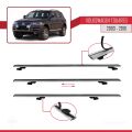 Volkswagen Touareg (7L) 2002-2010 Arası ile Uyumlu BASIC Model Ara Atkı Tavan Barı Gri 2 Adet