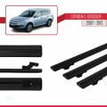 Citroen C-Crosser 2007-2012 Arası ile Uyumlu BASIC Model Ara Atkı Tavan Barı Siyah 3 Adet