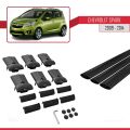 Chevrolet Spark (M300) 2009-2014 Arası ile Uyumlu FLY Model Ara Atkı Tavan Barı Siyah 3 Adet