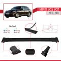 Infiniti EX35 EX37 2008-2013 Arası ile Uyumlu FLY Model Ara Atkı Tavan Barı Siyah 3 Adet