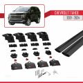 Chevrolet Tahoe 2021-2024 Arası ile Uyumlu ACE-2 Model Ara Atkı Tavan Barı Siyah 2 Adet