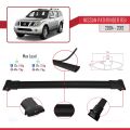 Nissan Pathfinder 3 (R51) 2004-2012 Arası ile Uyumlu FLY Model Ara Atkı Tavan Barı Siyah 2 Adet