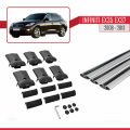 Infiniti EX35 EX37 2008-2013 Arası ile Uyumlu FLY Model Ara Atkı Tavan Barı Gri 3 Adet