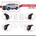 Chevrolet Suburban 2021-2024 Arası ile Uyumlu ACE-2 Model Ara Atkı Tavan Barı Siyah 2 Adet