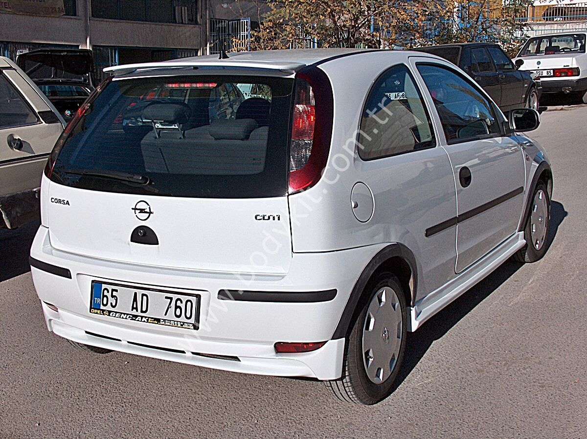 Opel Corsa C Uyumlu Yedek Parça Spoiler