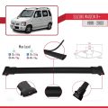 Suzuki Wagon R+ 1998-2003 Arası ile Uyumlu FLY Model Ara Atkı Tavan Barı Siyah 2 Adet